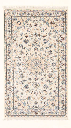 Persisk matta - Nain - Premium - 140 x 76 cm - grädde