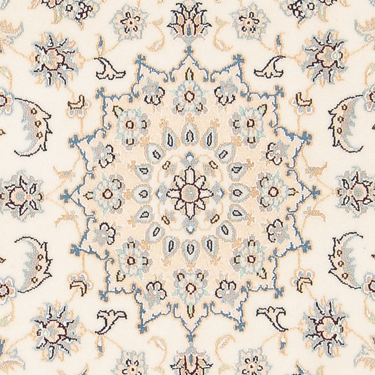 Persisk matta - Nain - Premium - 140 x 74 cm - grädde