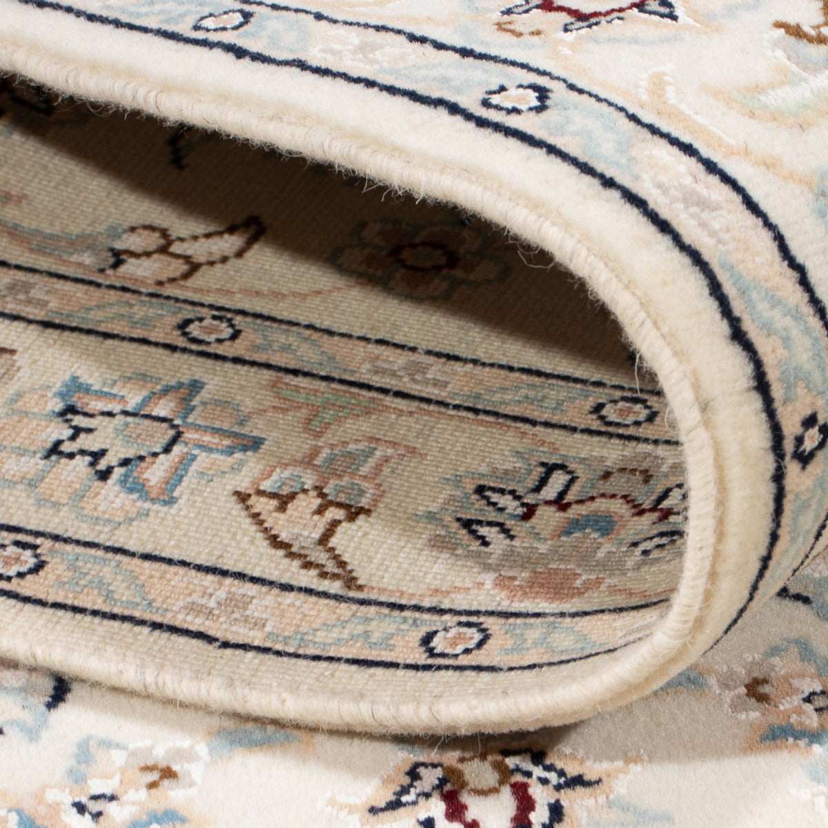 Persisk matta - Nain - Premium - 140 x 74 cm - grädde