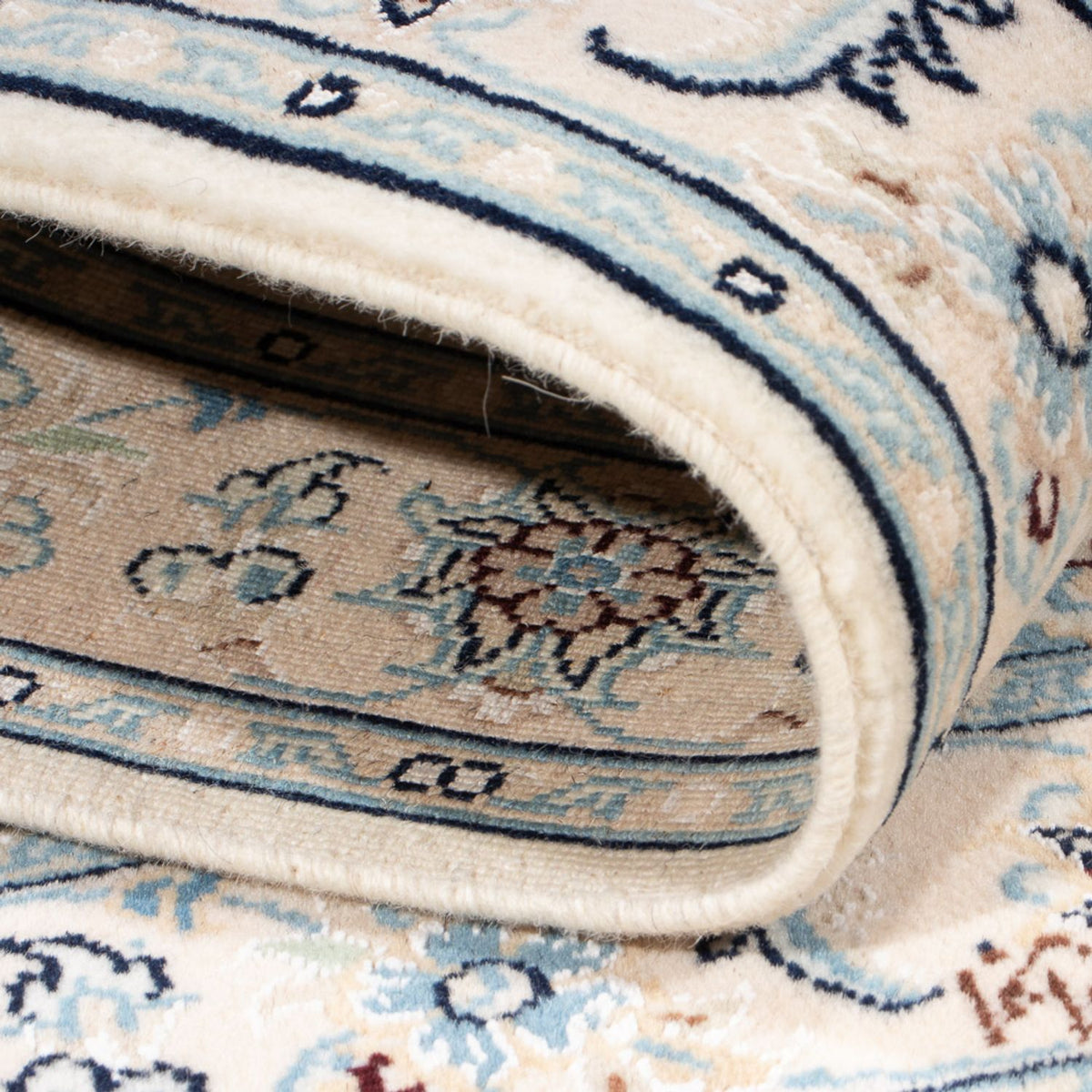 Persisk matta - Nain - Premium - 122 x 80 cm - grädde