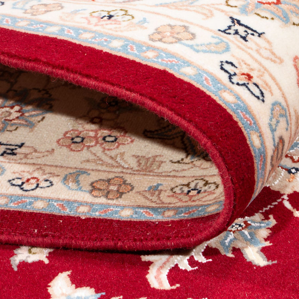 Persisk matta - Tabriz - Royal - 202 x 148 cm - röd