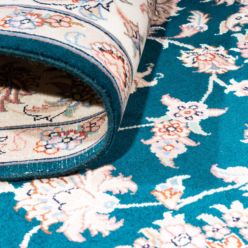 Persisk matta - Tabriz - Royal - 235 x 168 cm - mörkgrön