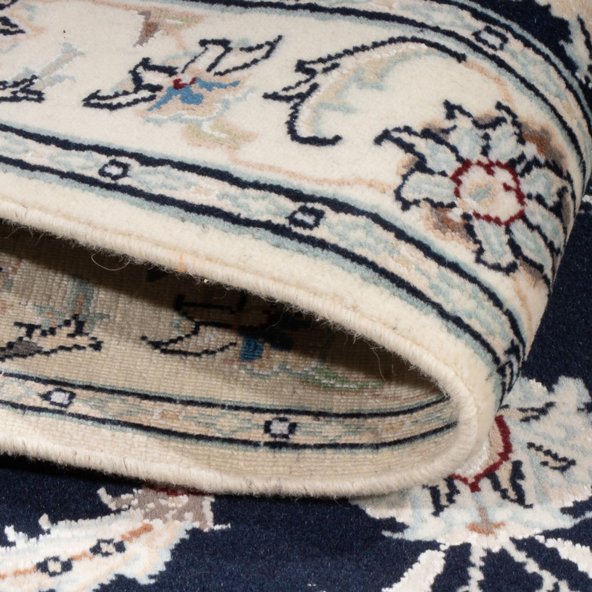 Persisk matta - Nain - Premium - 116 x 80 cm - mörkblå