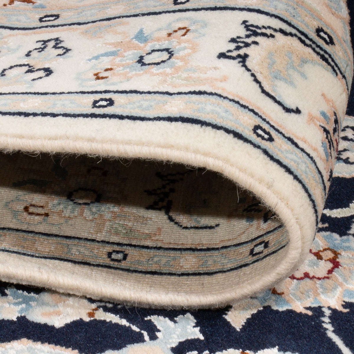 Persisk matta - Nain - Premium - 120 x 80 cm - mörkblå