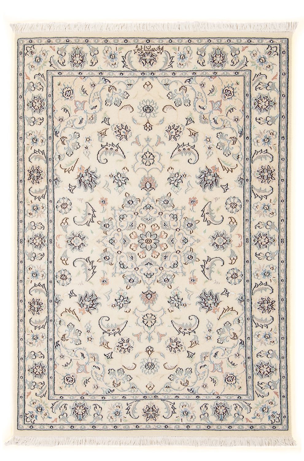 Persisk matta - Nain - Premium - 123 x 82 cm - grädde