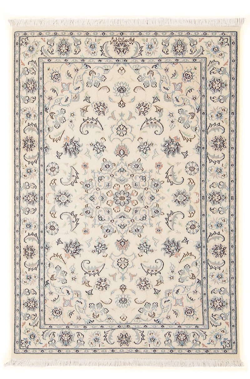Persisk matta - Nain - Premium - 123 x 82 cm - grädde