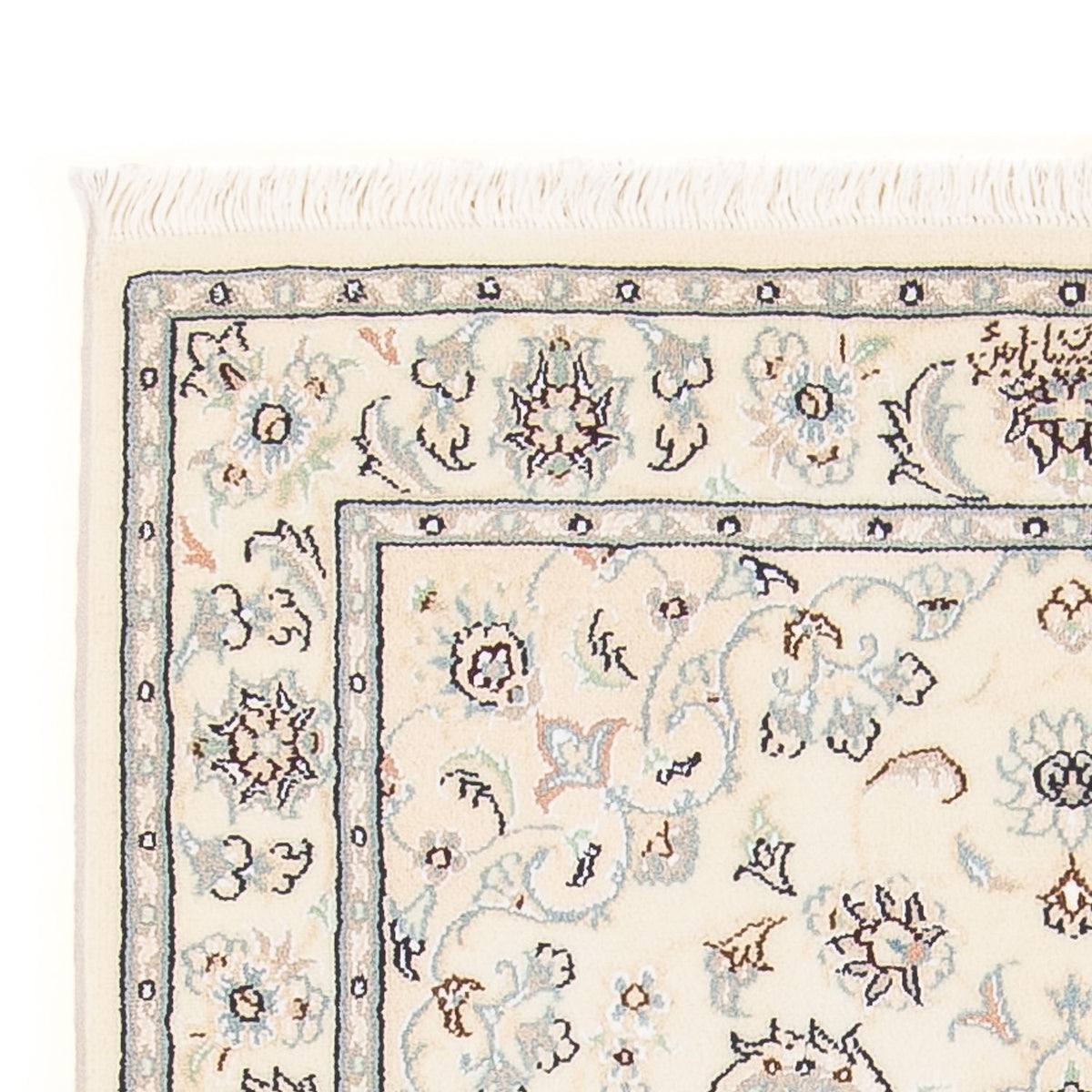 Persisk matta - Nain - Premium - 123 x 82 cm - grädde