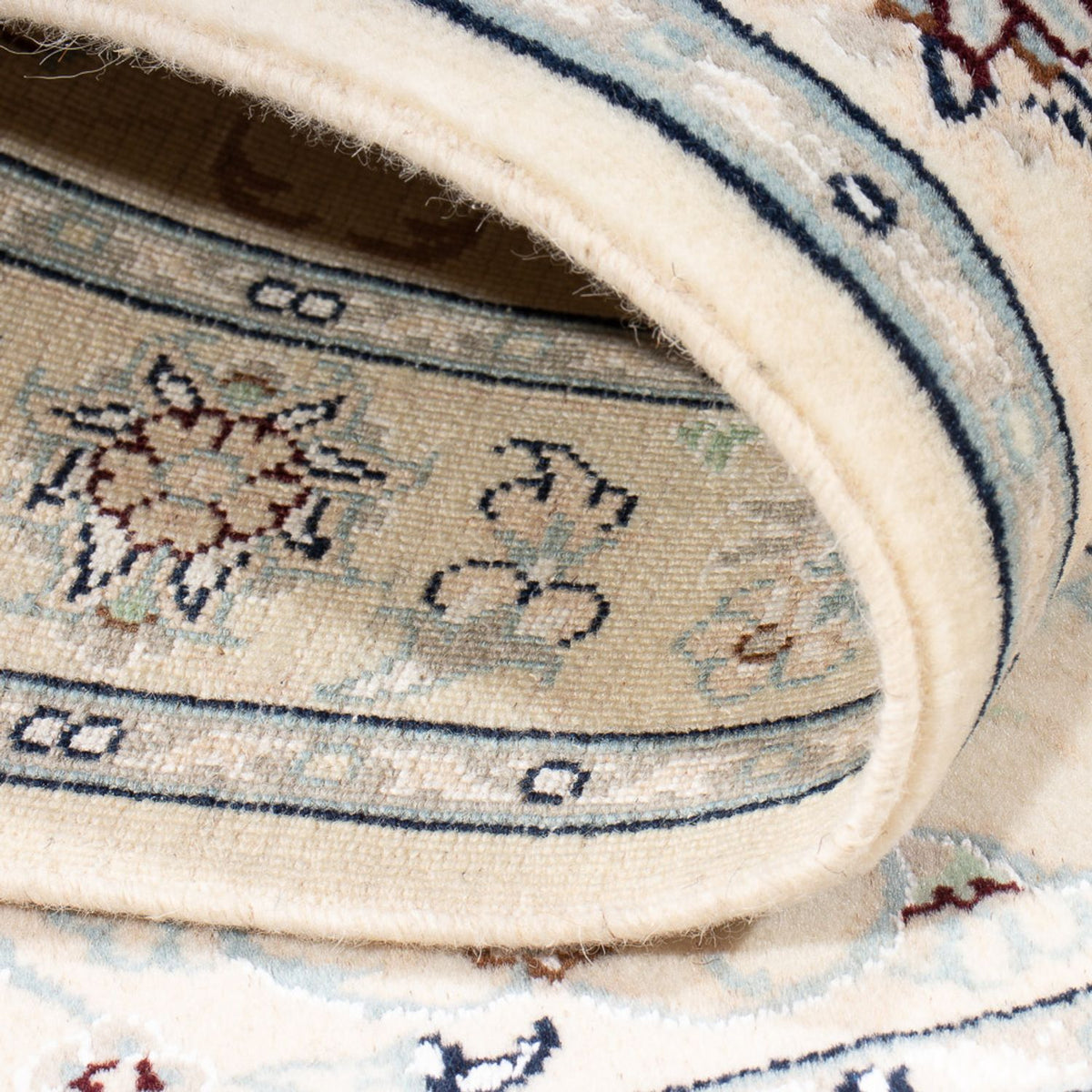 Persisk matta - Nain - Premium - 123 x 82 cm - grädde