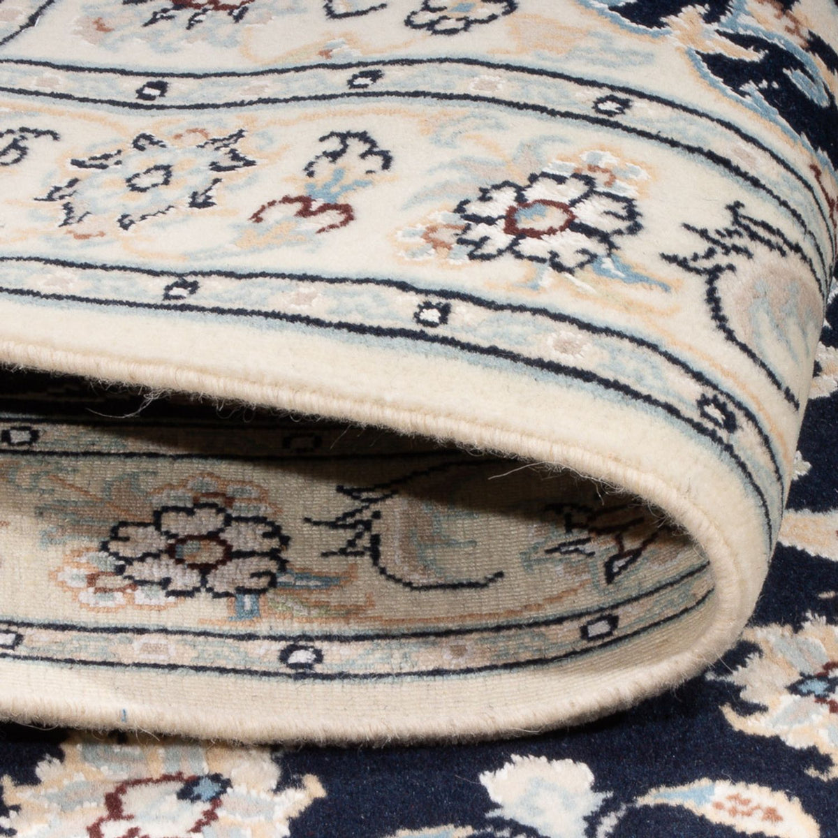 Persisk matta - Nain - Premium - 118 x 80 cm - mörkblå