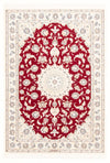 Nain - 9La Mattan 107x156cm - Persisk matta - Rektangulär / Röd / 107 x 156 cm Rektangulär