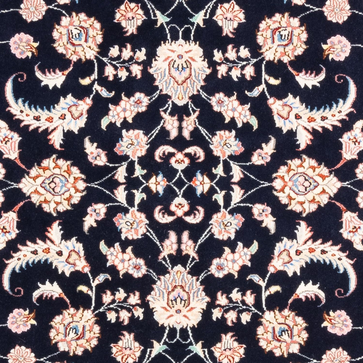 Persisk matta - Tabriz - 200 x 148 cm - mörkblå