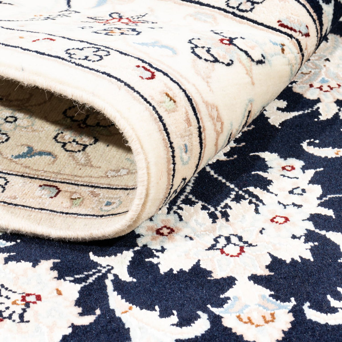 Persisk matta - Nain - Premium - 182 x 121 cm - mörkblå