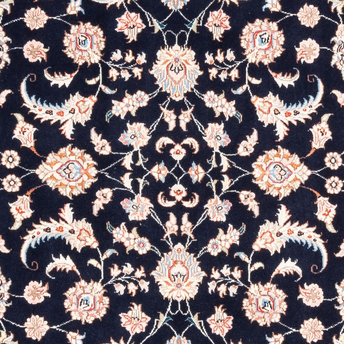 Persisk matta - Tabriz - 200 x 147 cm - mörkblå