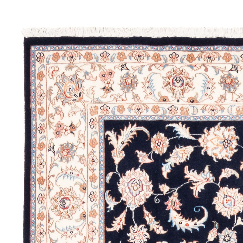 Persisk matta - Tabriz - 200 x 147 cm - mörkblå