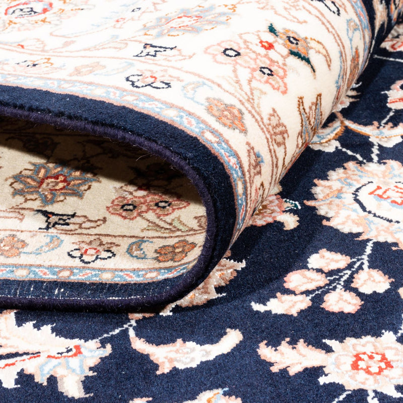 Persisk matta - Tabriz - 200 x 150 cm - mörkblå