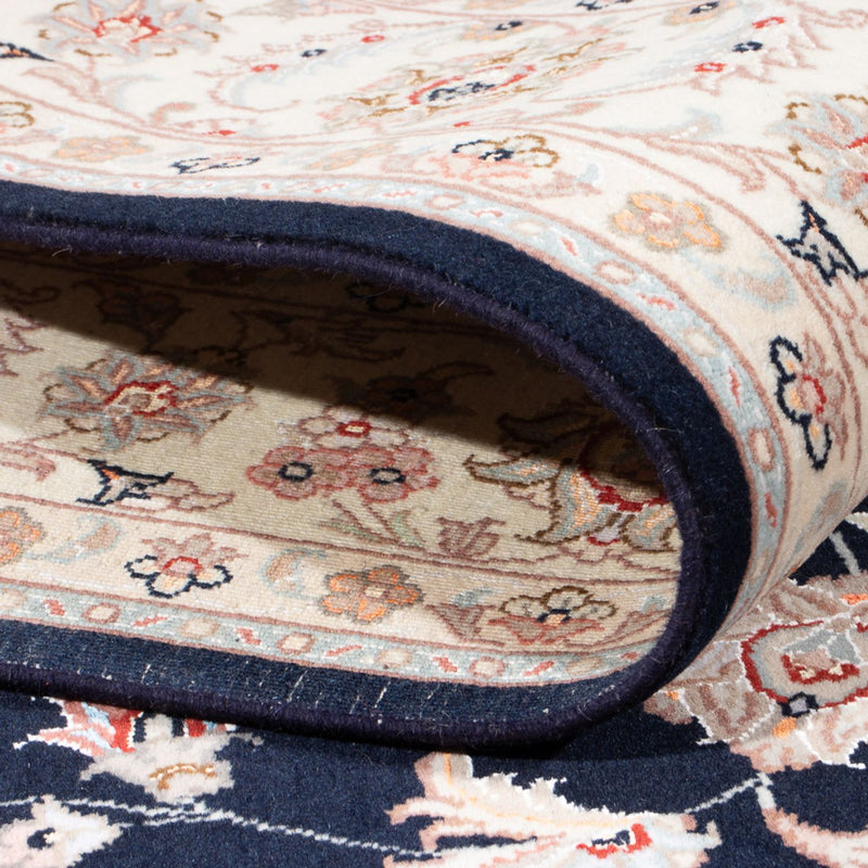 Persisk matta - Tabriz - Royal - 201 x 149 cm - mörkblå