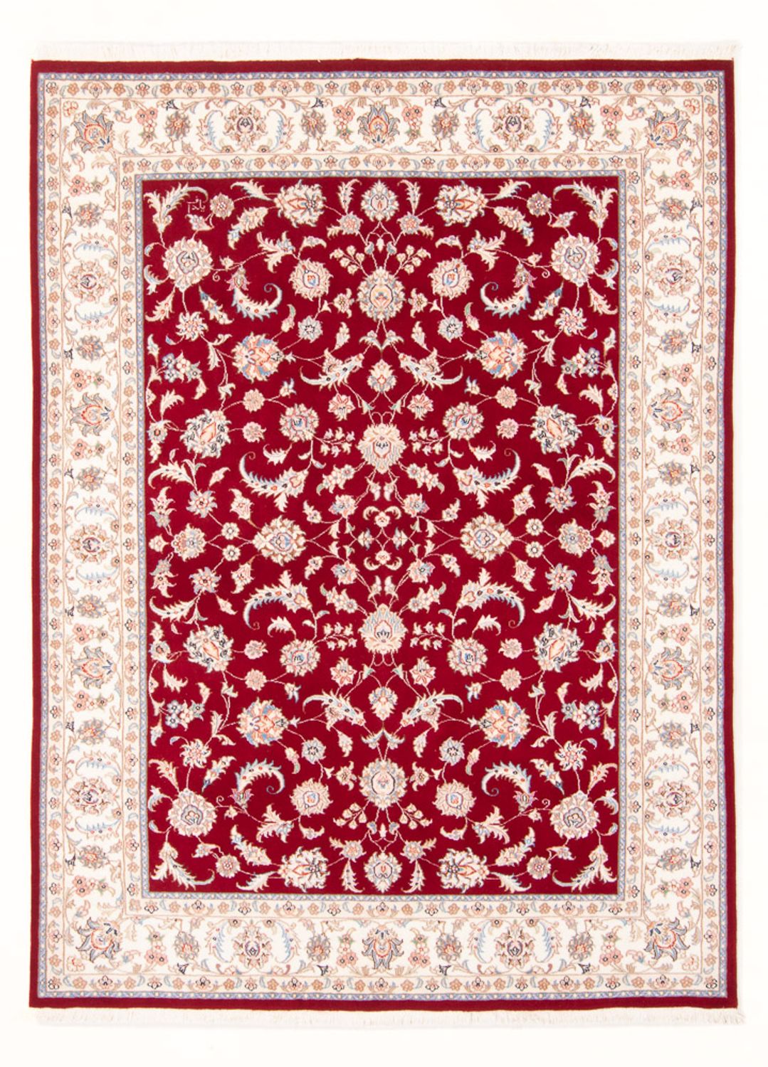 Persisk matta - Tabriz - Royal - 206 x 147 cm - röd