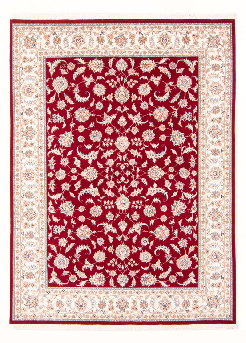 Persisk matta - Tabriz - Royal - 206 x 147 cm - röd