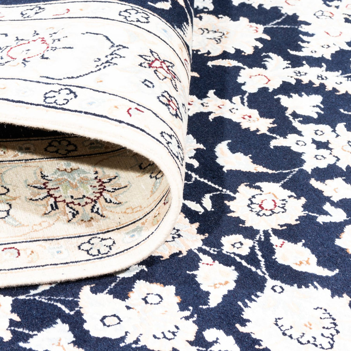 Persisk matta - Nain - Premium - 171 x 120 cm - mörkröd