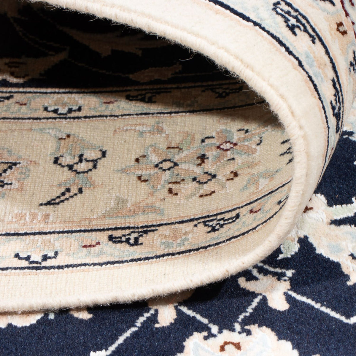 Persisk matta - Nain - Royal - 155 x 105 cm - mörkblå