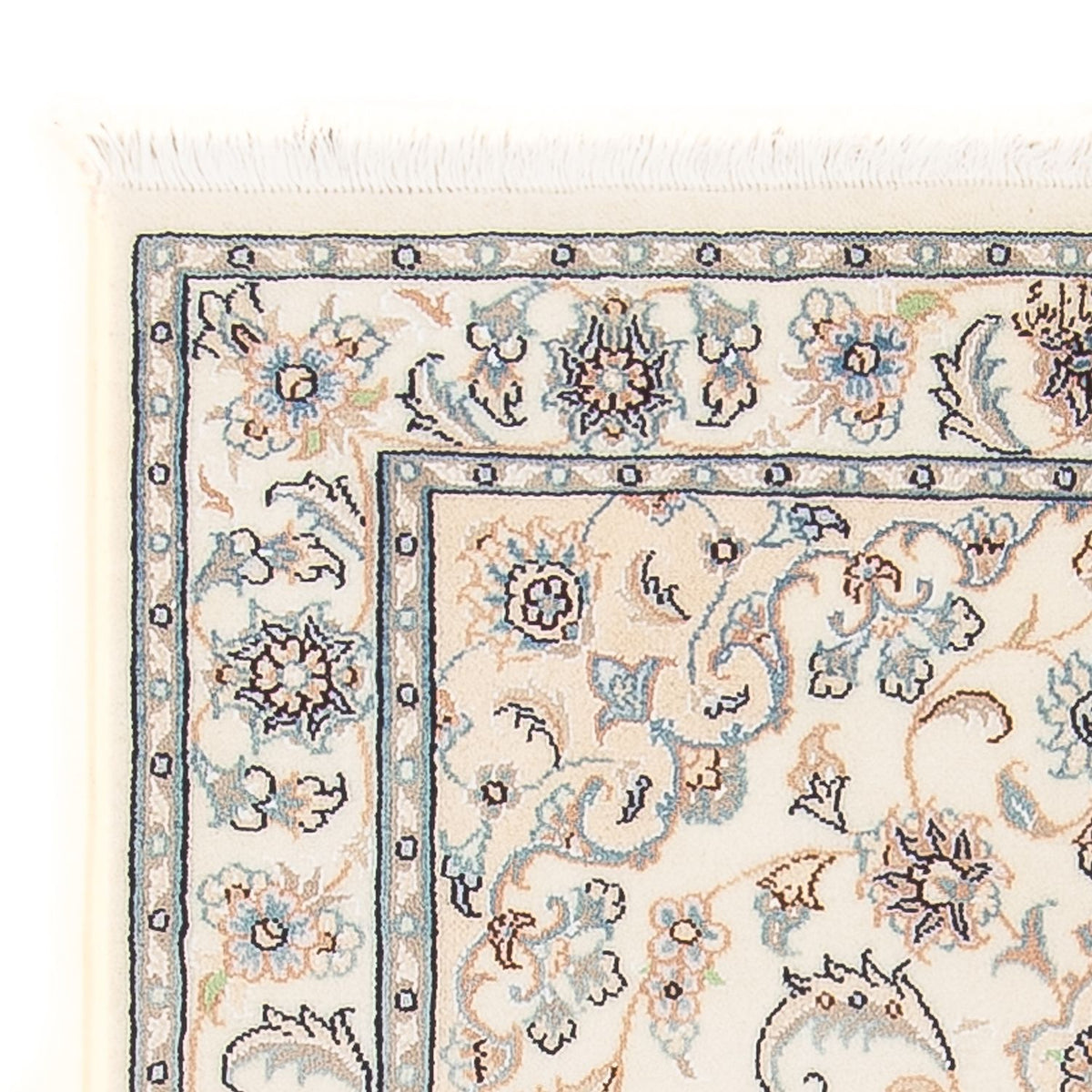 Persisk matta - Nain - Premium - 119 x 77 cm - grädde