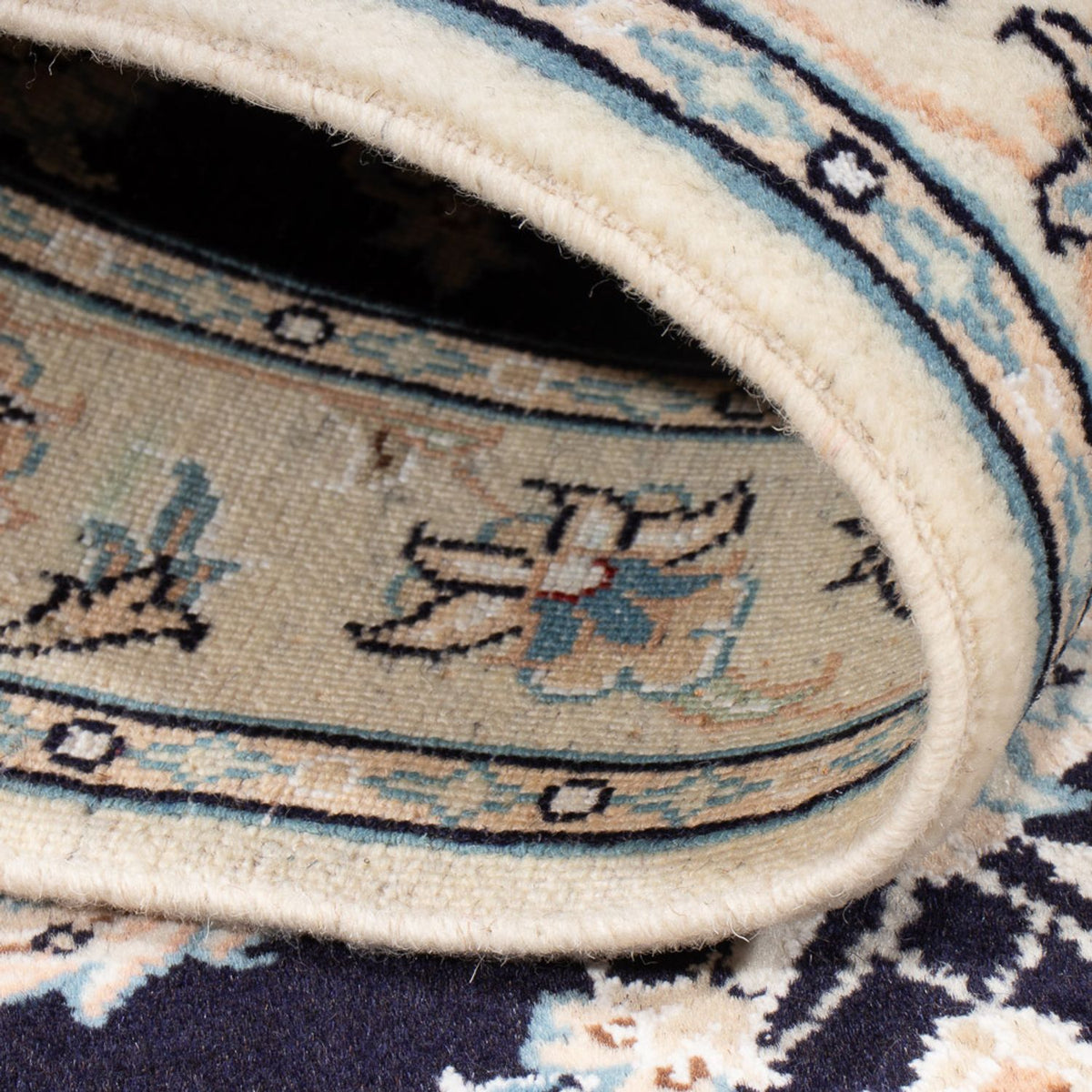 Persisk matta - Nain - Premium - 125 x 80 cm - mörkblå