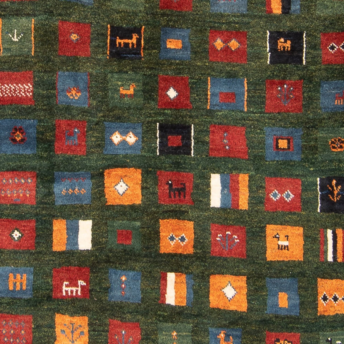 Gabbeh-matta - persisk - 234 x 164 cm - flerfärgad