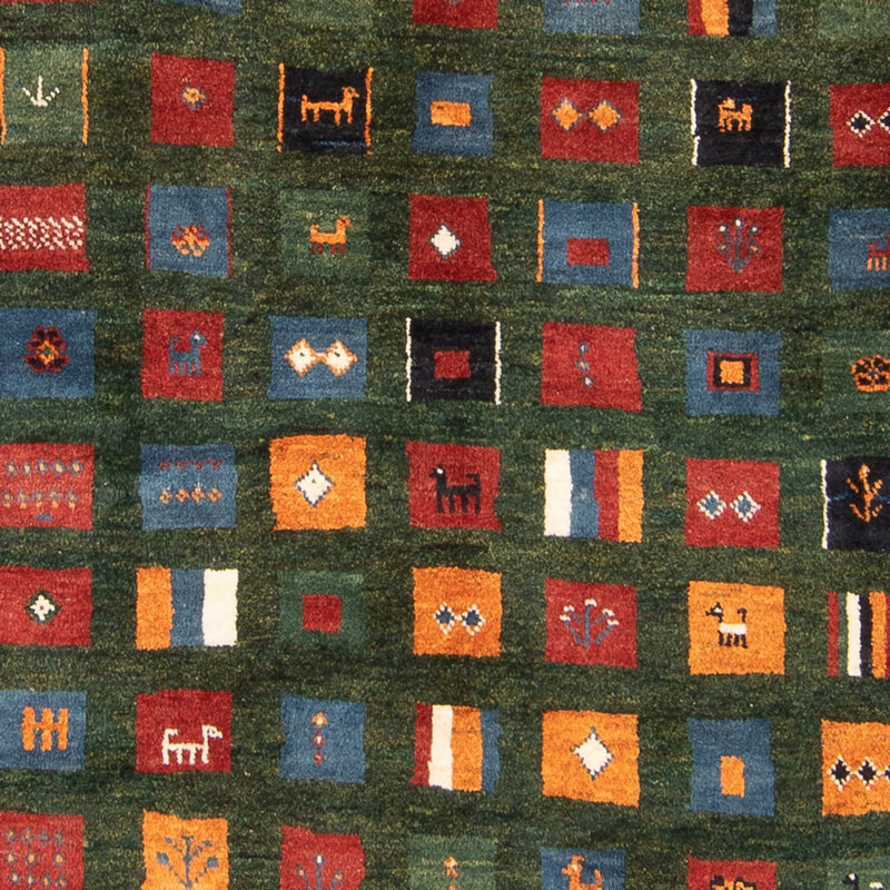 Gabbeh-matta - persisk - 234 x 164 cm - flerfärgad