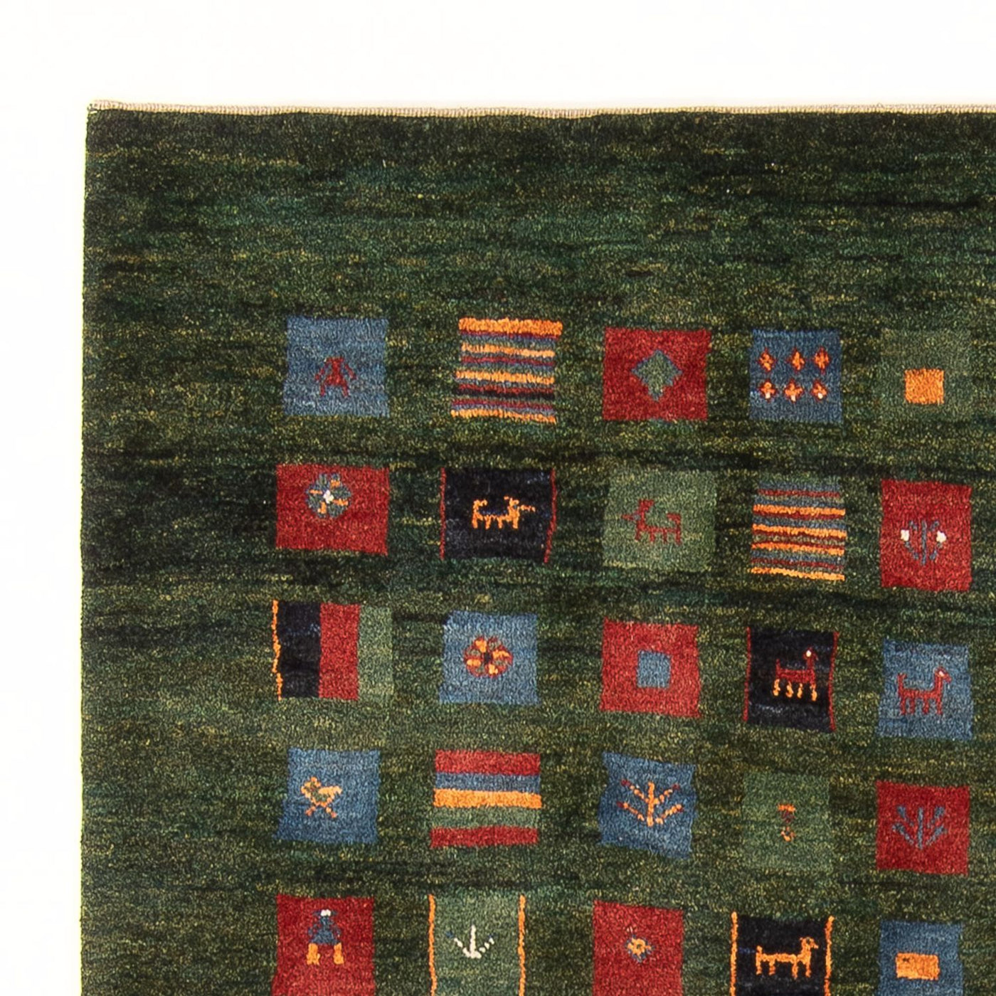 Gabbeh-matta - persisk - 234 x 164 cm - flerfärgad