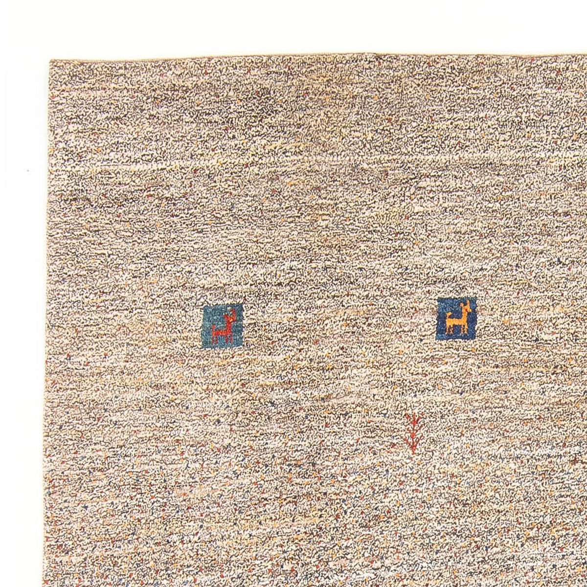 Gabbeh-matta - persisk - 243 x 178 cm - natur