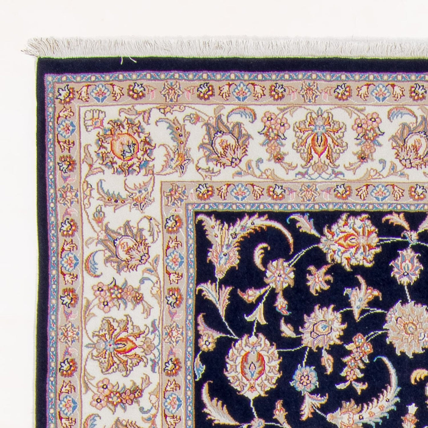 Persisk matta - Tabriz - Royal - 245 x 170 cm - mörkblå