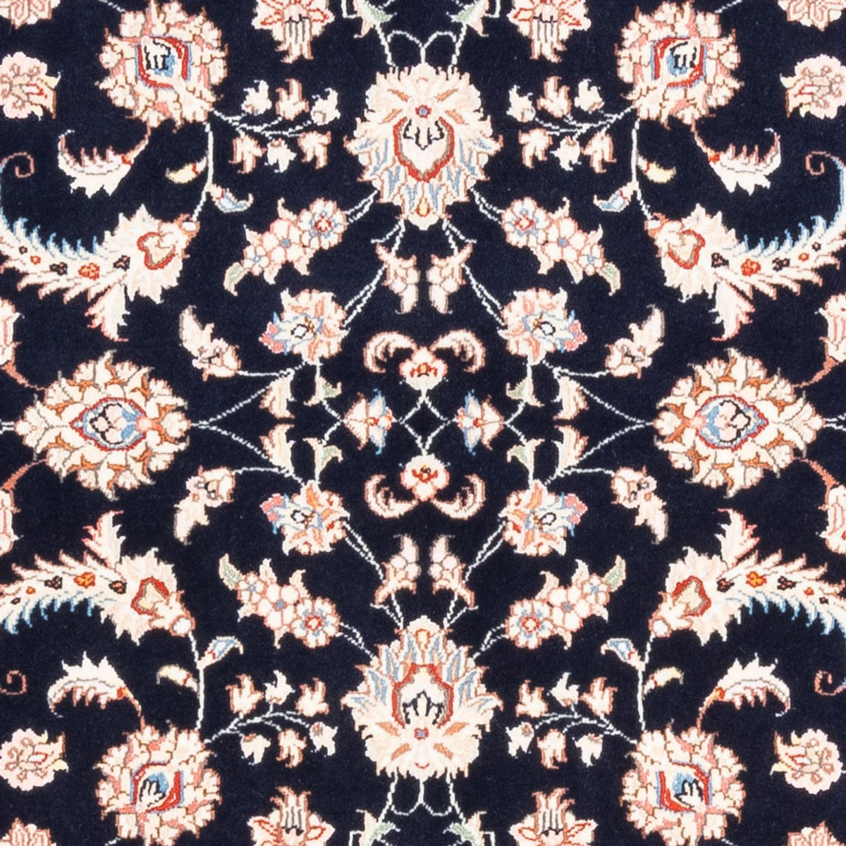 Persisk matta - Tabriz - 200 x 149 cm - mörkblå