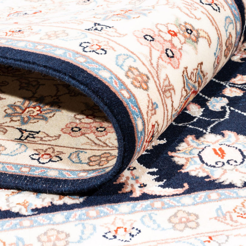 Persisk matta - Tabriz - 200 x 149 cm - mörkblå