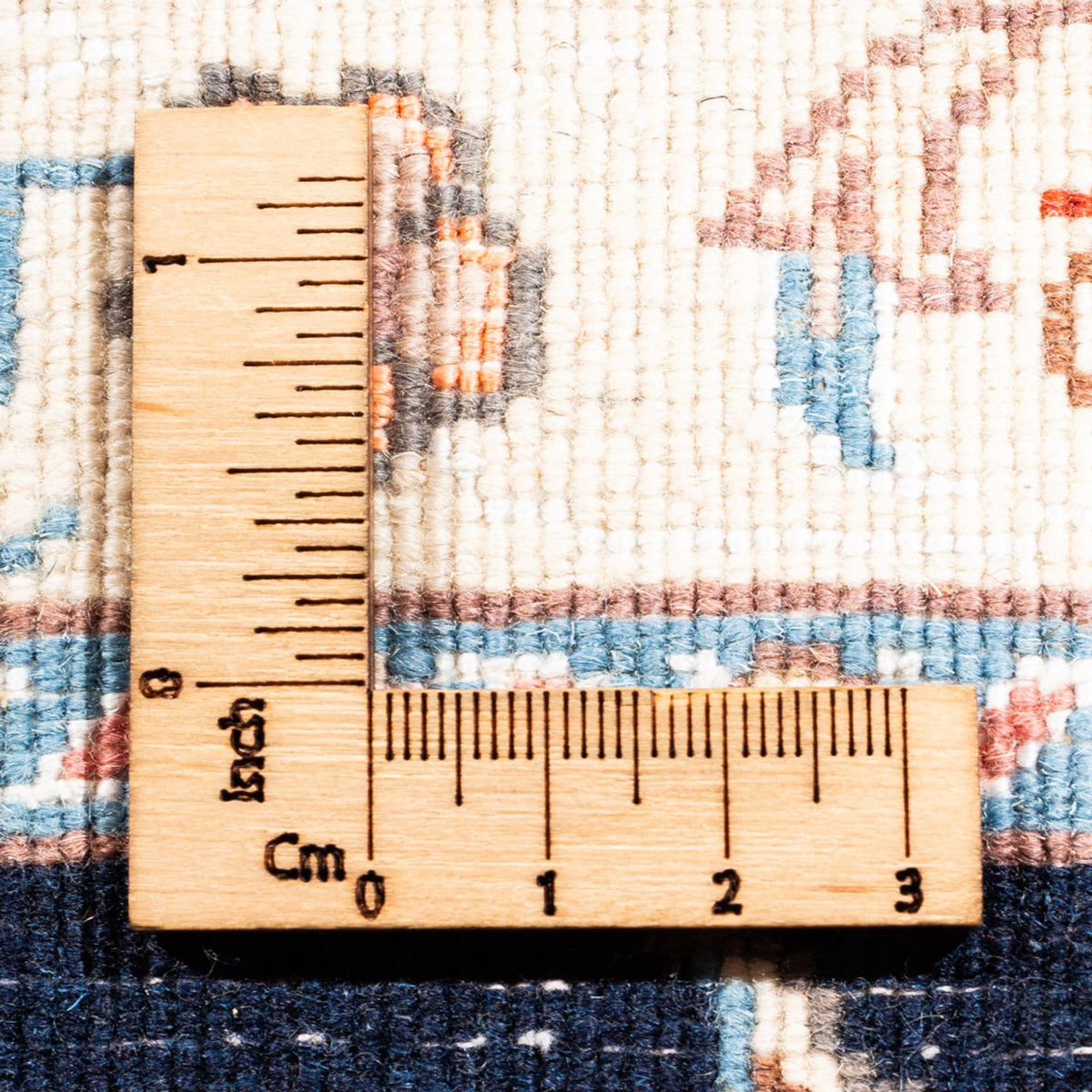 Persisk matta - Tabriz - 200 x 149 cm - mörkblå