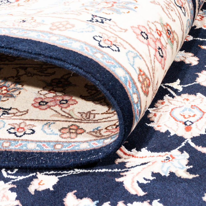 Persisk matta - Tabriz - 201 x 150 cm - mörkblå