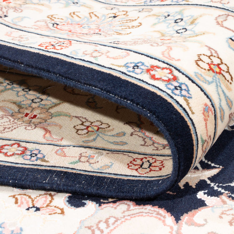 Persisk matta - Tabriz - Royal - 199 x 147 cm - mörkblå