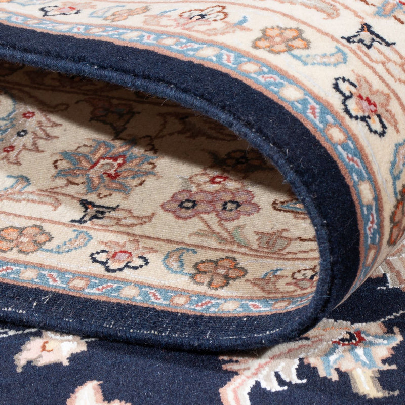 Persisk matta - Tabriz - Royal - 202 x 151 cm - mörkblå