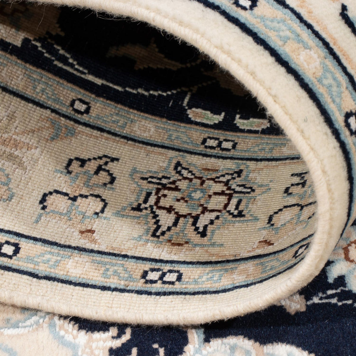 Persisk matta - Nain - Premium - 120 x 81 cm - mörkblå