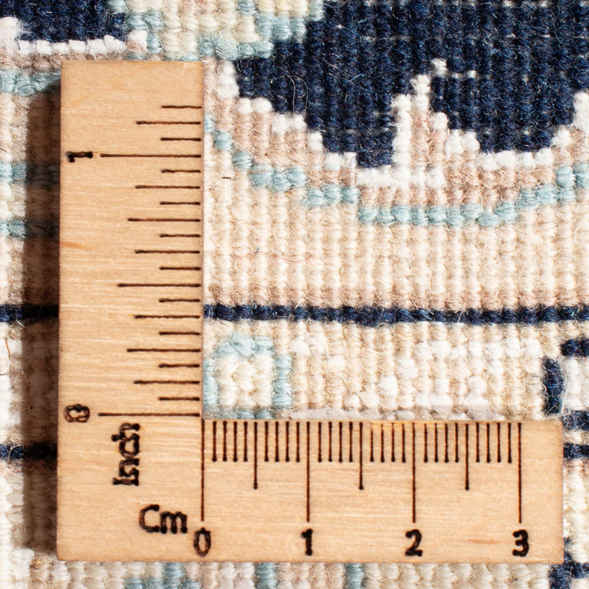 Persisk matta - Nain - Premium - 117 x 80 cm - mörkblå