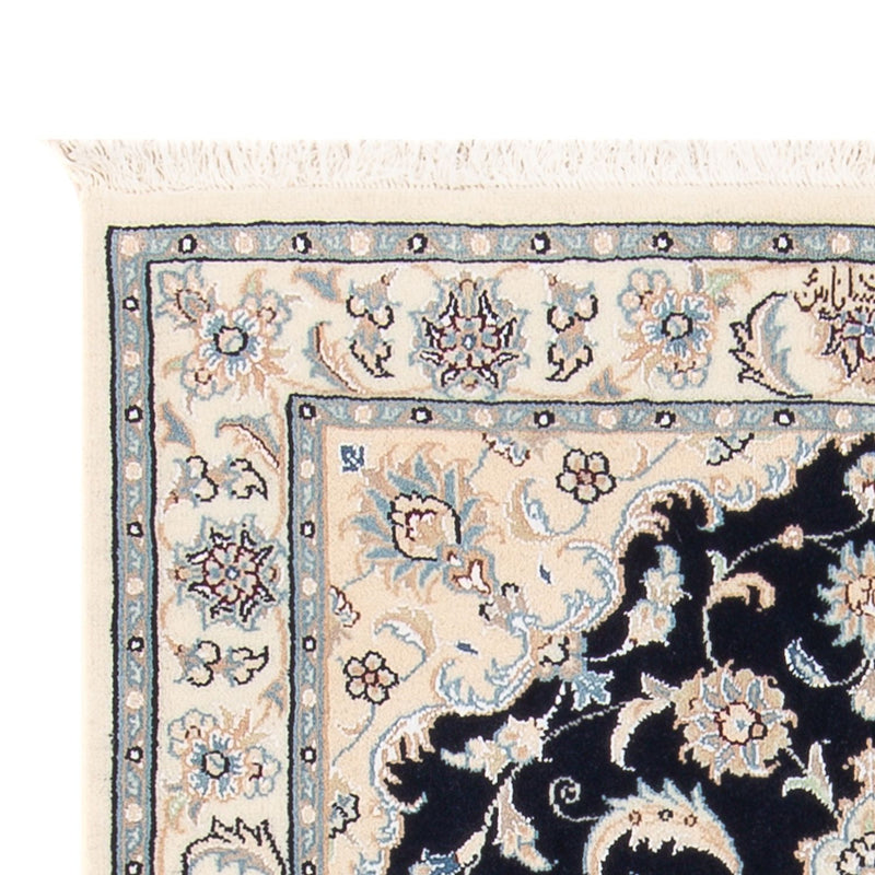 Persisk matta - Nain - Premium - 122 x 81 cm - mörkblå