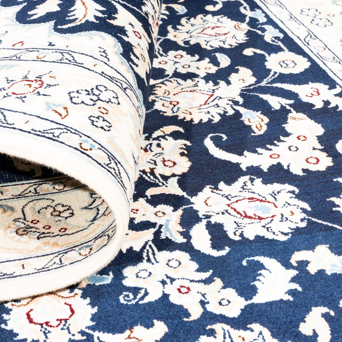 Persisk matta - Nain - Premium - 151 x 108 cm - blå