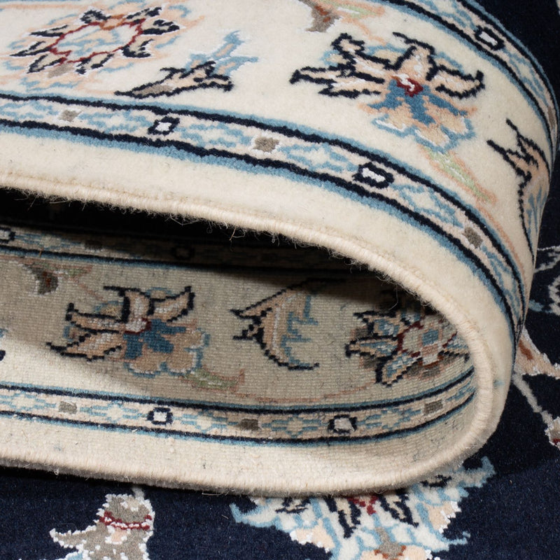 Persisk matta - Nain - Premium - 121 x 78 cm - mörkblå