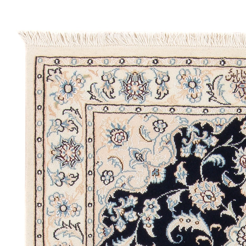 Persisk matta - Nain - Premium - 123 x 83 cm - mörkblå