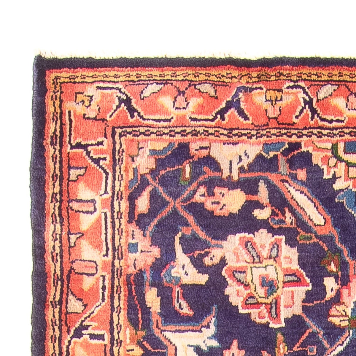 Runner Persisk matta - Bijar - 306 x 118 cm - mörkblå