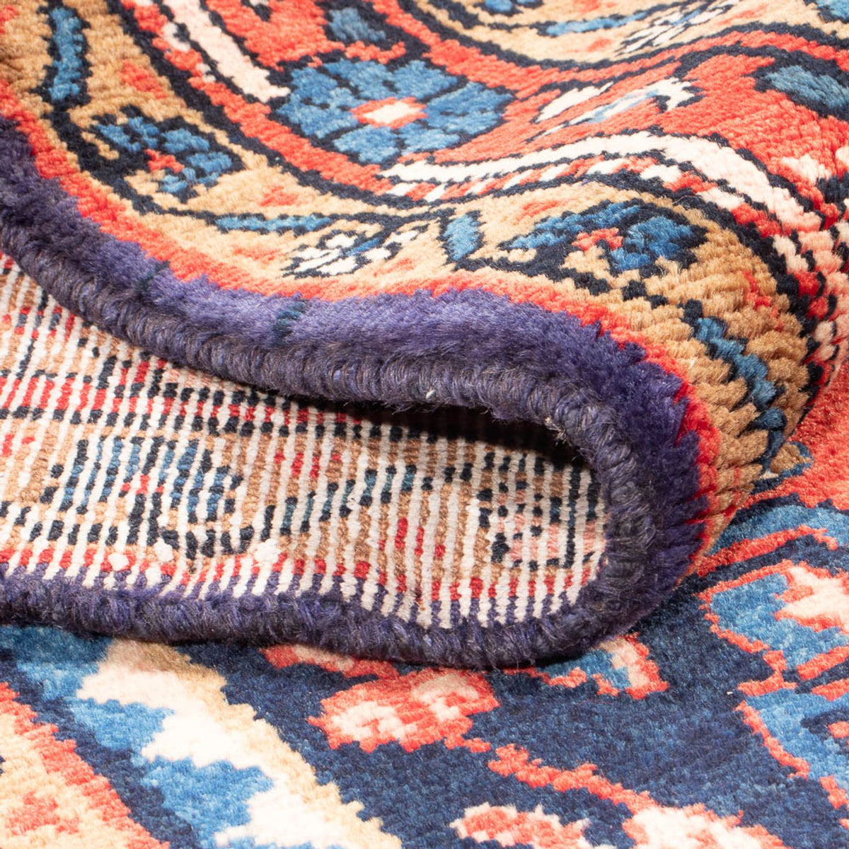 Runner Persisk matta - Nomadic - 313 x 111 cm - mörkblå