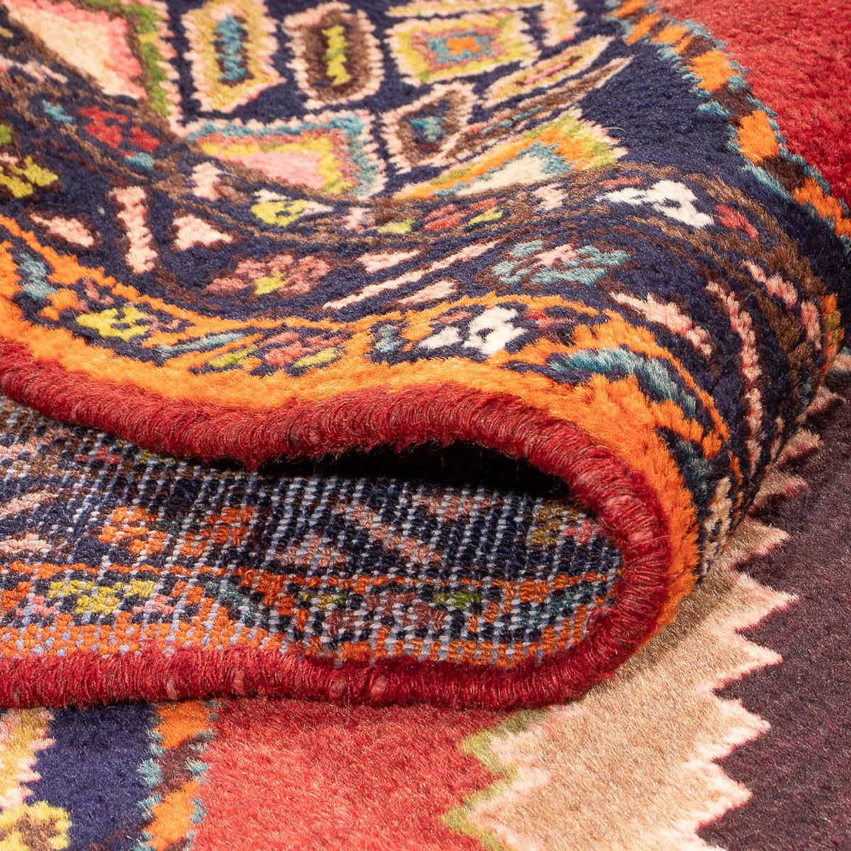 Runner Persisk matta - Nomadic - 294 x 92 cm - röd