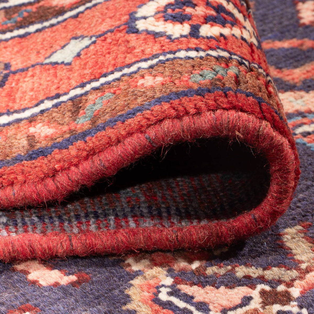 Runner Persisk matta - Nomadic - 305 x 104 cm - mörkblå