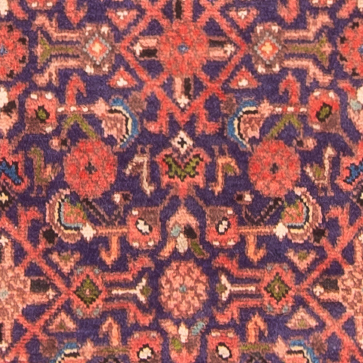 Runner Persisk matta - Nomadic - 308 x 118 cm - mörkblå