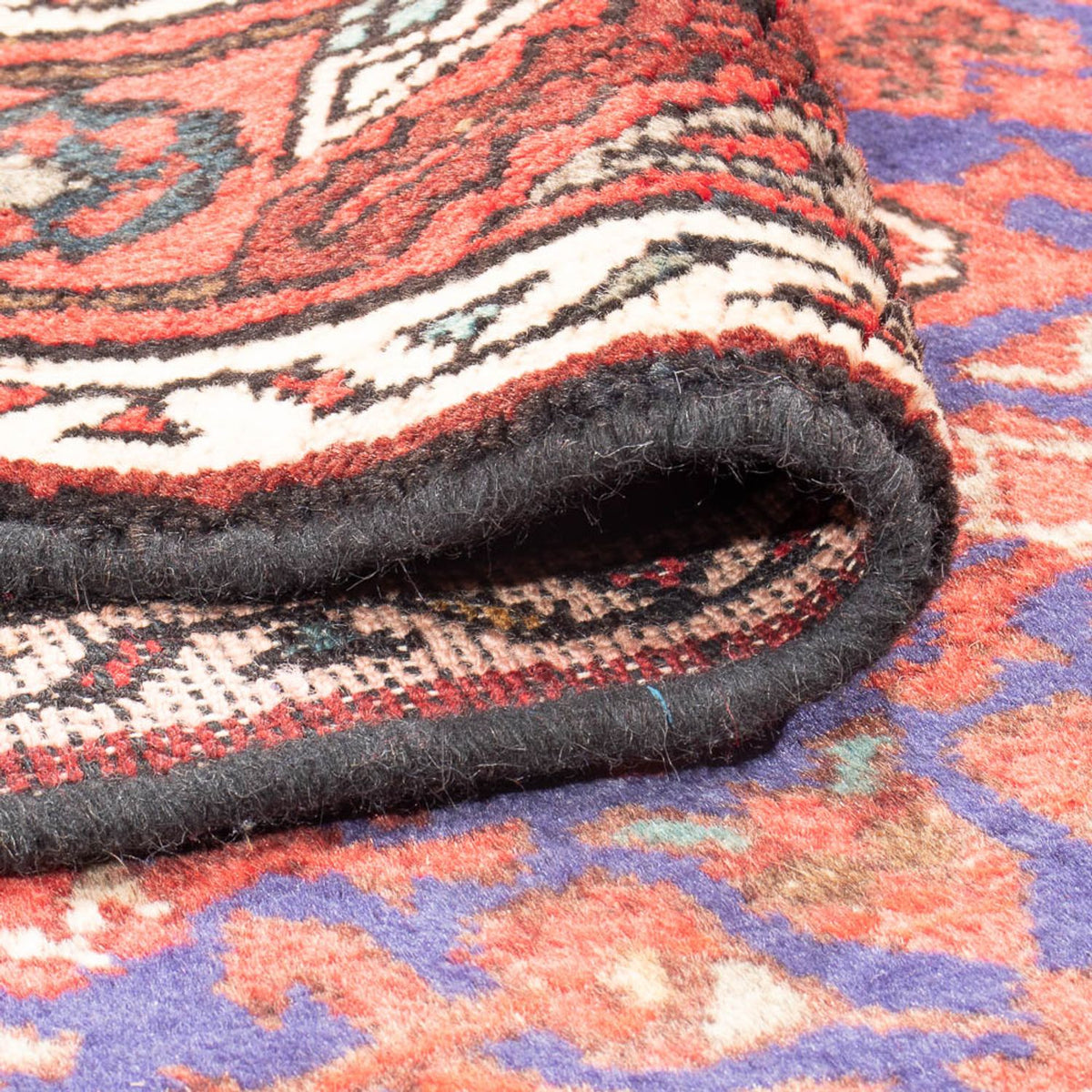 Runner Persisk matta - Nomadic - 316 x 117 cm - mörkblå