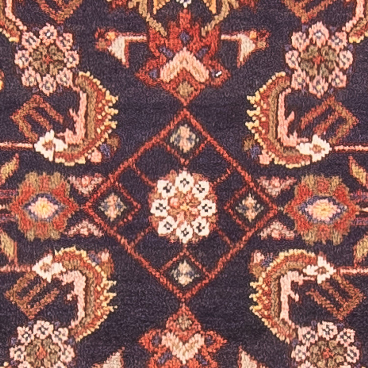 Runner Persisk matta - Nomadic - 290 x 103 cm - mörkblå